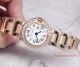 2017 Knockoff Cartier Ballon Bleu De Cartier Rose Gold Diamond Bezel 24mm Watch (4)_th.jpg